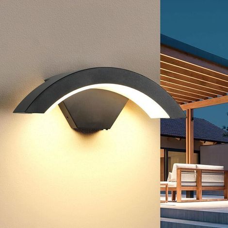 Applique Murale Exterieure, 24W 3000K Blanc Chaud Applique LED Extérieur, IP65 Etanche [Classe énergétique E] (1/5)