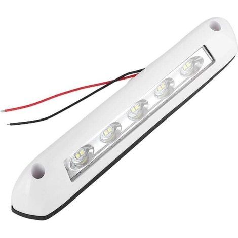 LED RV porche lumière extérieure utilitaire lumière 12 V / 24 V luminaire 8 W étanche auvent lumières pour camions, camping-car, remorque et bateau+eclairage exterieur camping car eclairage exterieur