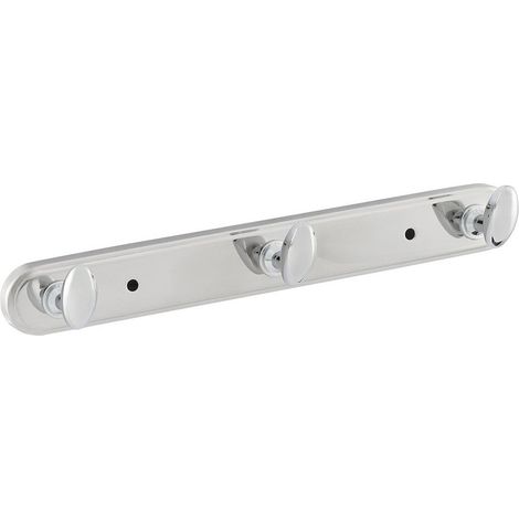 Crochet de salle de bains multiple en acier inoxydable, chrome (TROJHACEKNRZ)