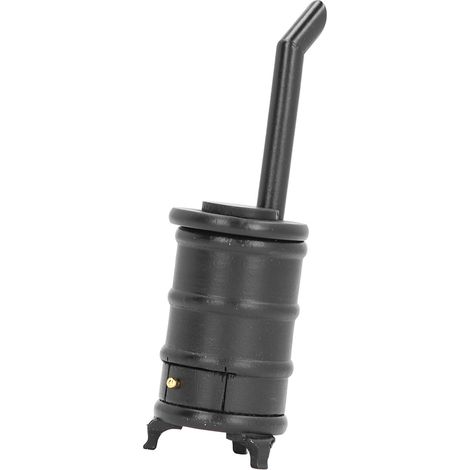 Cuisinière miniature pour maison de poupée à l'échelle 1:12, modèle réaliste en bois noir, adorable et raffinée, mobilier de cuisine miniature. (1/5)