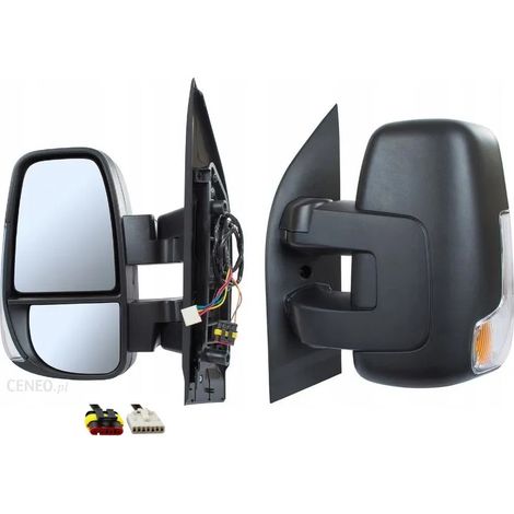 Specchietto retrovisore elettrico sinistro per Iveco Daily 2014-2023, corto, con 2 connettori a 9 pin - 30N2513E (1/5)