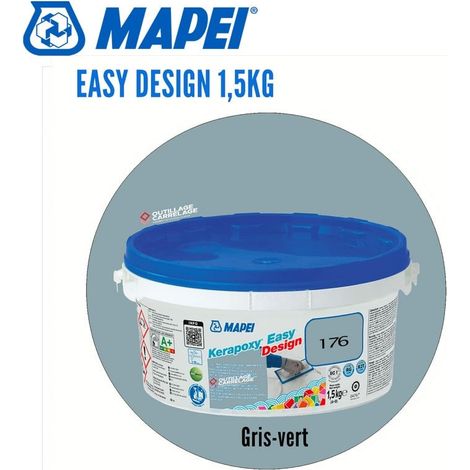 Joint époxy Kerapoxy Easy Design MAPEI 176 Gris-vert - 1,5 Kg (1/5)