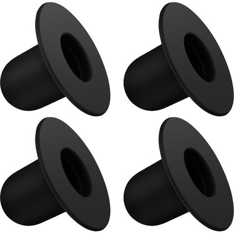 Lntyq Lot de 4 bouchons de rechange pour piscine Summer Swimming Parts (noir) (1/4)