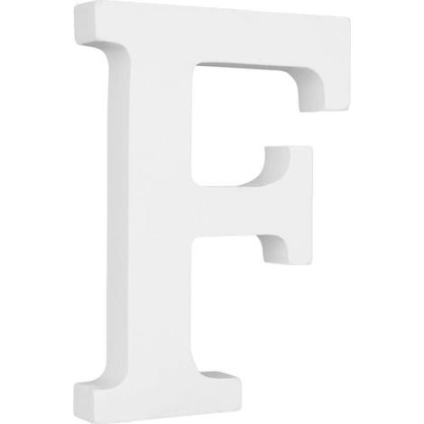 grande lettre en bois décorative alphabet à suspendre au mur (1/3)
