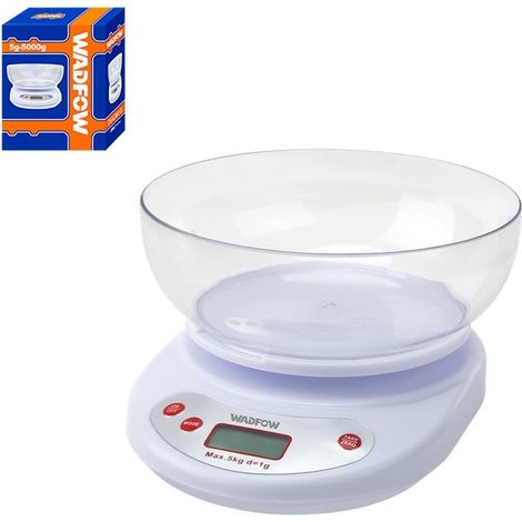 Bilancia elettronica da cucina WADFOW 5g-5kg con spegnimento automatico (1/4)