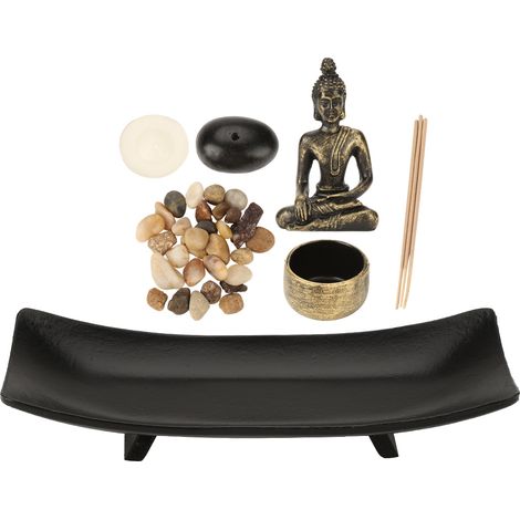 Support à encens bouddhiste zen en forme de bougeoir pour décoration intérieure (1/5)