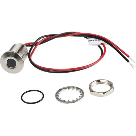Voyant de panneau à LED LED lumineux Blanc RS PRO, dia. 10mm, 21.6 26.4V c.c., IP67 ( Prix pour 1 )