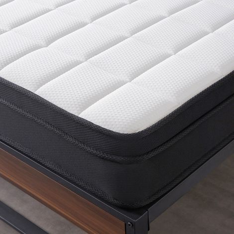 ANKOU Cool Blue Pocket Sprung 9-Zone Support System Orthopaedic Pocket Coil Mattress Medium firm /30 Days Risk-Free Nights Trial