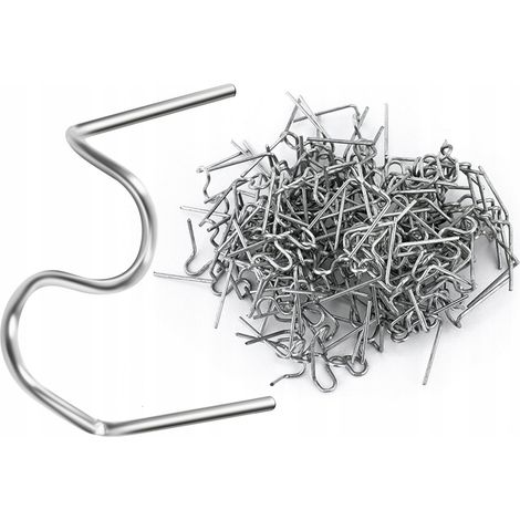 Zszywki per Plastica a Forma di S 0,8mm – Set 100 Pezzi  Alta Qualità, Durata  Uso in Automotive e Artigianato
