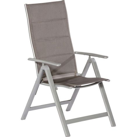 Taviano Klappsessel 2er Set Aluminium/Textil