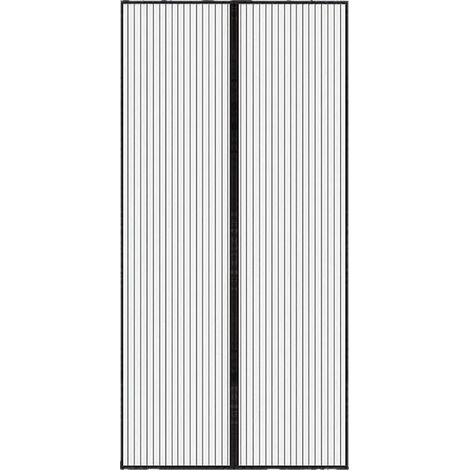 Moustiquaire Porte Fenetre Aimantée Magnetique, Rideaux Anti Mouches pour Porte, Rideaux Toile Insect Ecran,Moustiquaire Baie Vitree Coulissante,Magnétique Moustique Sans Perage(90x210cm,noir) (1/5)