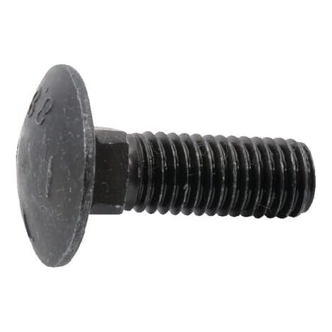 Vite a testa tonda M12x40 8.8 nera UNIVERSALE 603124088B (1/2)