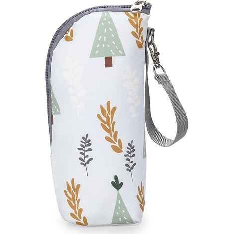 Borsa termica per biberon, scaldabiberon, borsa portatile per biberon da appendere, portabiberon, per passeggino, viaggi all'aperto
