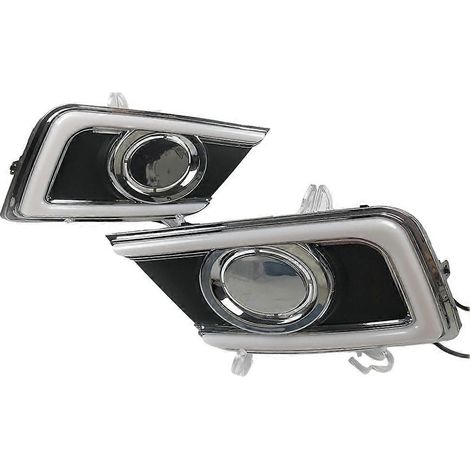 Feux de jour à LED bicolores pour Nissan Sentra B17 (2016-2019) (1/5)