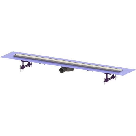 Caniveau de douche Linearis Compact L : 1150 mm, DN 50, WaD, couvercle V2A, K 3