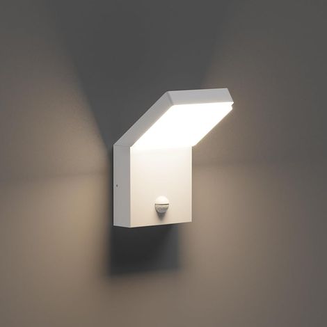 Applique Exterieur 24W LED avec Détecteur de Mouvement, Éclairage murale Imperméable IP65 Lampe Exterieur Moderne pour Terrasse Entrée Couloir, 1500LM, Blanc, Blanc Naturel 4000K (1/5)