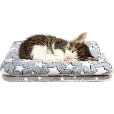 Confezione da 2 coperte per gatti da 30 × 40 cm, per gatti da interno, morbidissime e calde, cuccia rilassante per gatti, tappetino in pile, allevia ansia e stress, coperte lavabili per gattini