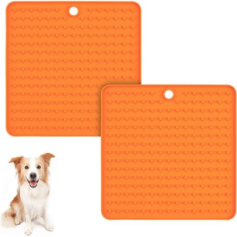 Tapis pour chien étanche en 2 pièces, parfait pour nourrir du yao (1/5)
