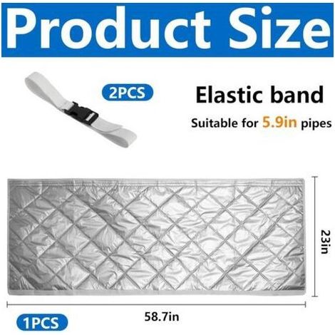 Lot de 1 housses de protection pour tuyaux de climatisation portables - 150 x 55cm (1/5)