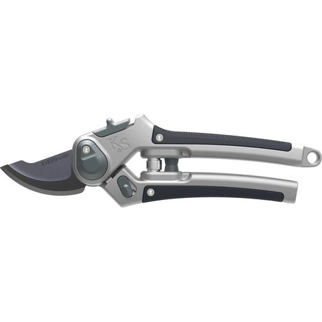 Sécateur Bypass - Lames en acier au carbone Outil de coupe pour couper du bois frais 10 ans - Argent (1/2)