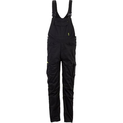 Planam Stretchline Latzhose schwarz 62 (1/5)