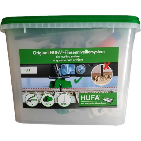 Hufa Fliesen Platten Nivelliersystem Starterset Verlegehilfe (1/5)
