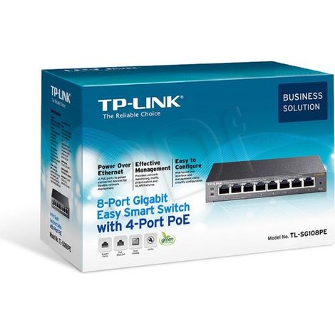 Switch TPLINK TL-SG108PE (1/4)