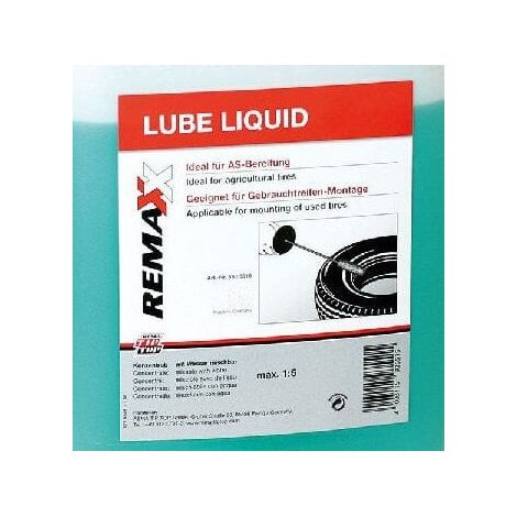 TIPTOP - Lubrifiant pneus REMAXX LUBE LIQUID 1 litre - 5935500 - Ce produit de marque TIP TOP est neuf.