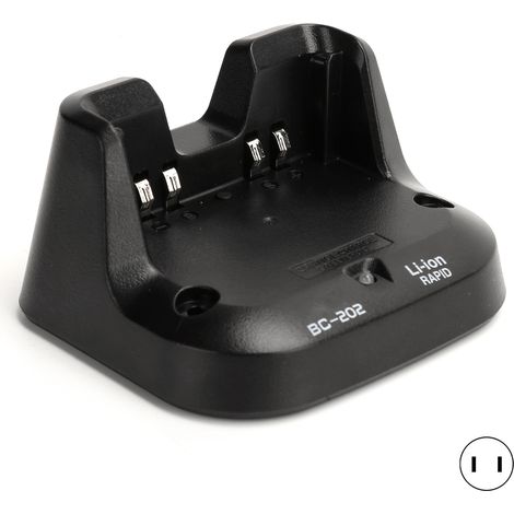 Chargeur rapide 100V-240V pour radio BC-202, BP-271/BP-272, ID-31A, ID-31E, ID-51A, ID-51E, prise US (1/5)