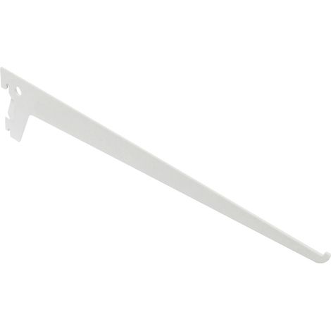 Reggimensola a 2 ganci - 30 cm. - bianco