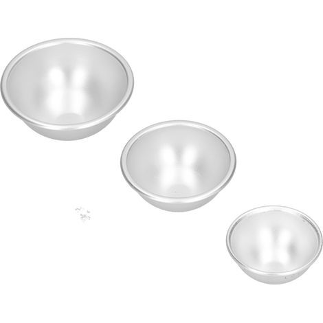 Moules en Alliage d'Aluminium pour Sels de Bain DIY - 24 Pièces pour Glaçons et Pâtisserie (1/5)
