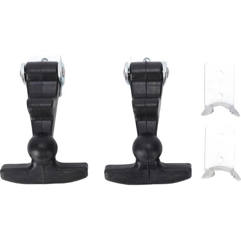 Loquets de capot flexibles, loquet de poignée en T de 46mm, loquets de traction en caoutchouc pour capot de moteur automobile de bateau, boîtes à outils, 2 ensembles.