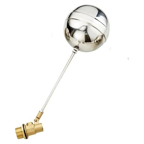 Float Valve Brass Valve Stainless Steel Water Trough Automatic Cattle Bowl Tank (1/5)