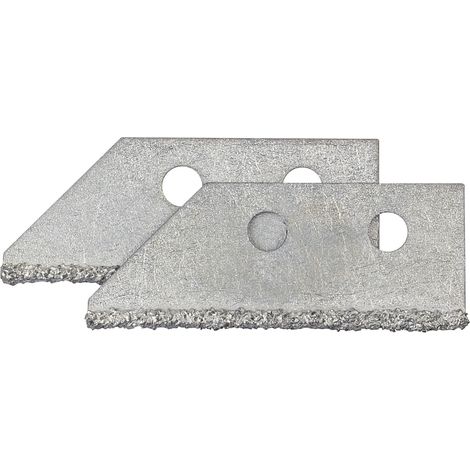 Wolfcraft Fugenkratzer-Ersatzklingen Hartmetall 2 Stück Fliesenwerkzeug (1/2)