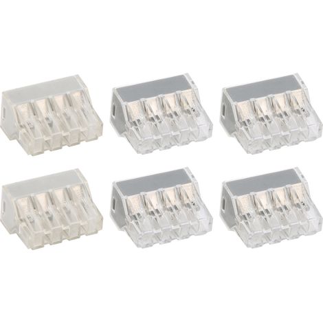Bloc de connexion rapide 100 pièces pour câbles rigides et souples - Connecteur universel PCT-108 (1/4)