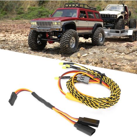 Feux de clignotant LED pour voiture RC avec 4 LED et câble en Y