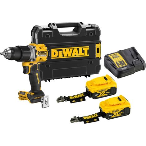Taladro atornillador percutor compacto XR DEWALT DCD805P2LRT-QW 18V 2X5Ah Li-Ion sin escobillas - correa de seguridad (1/4)