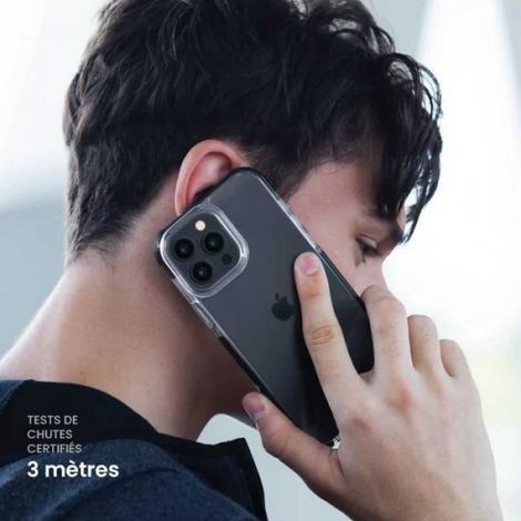 Coque De Protection - iPhone 13 Pro - Chute Jusqu À 3 M - Renfort Coins - Polyuréthane - Noir - 1 Pièce (1/4)