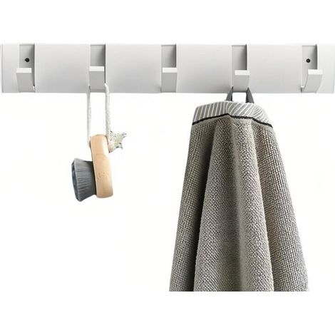 Crochets invisibles renforcés, sans perçage, porte-manteaux muraux pour salle de bain, cintres, crochets de porte pour toilettes/salle de bain