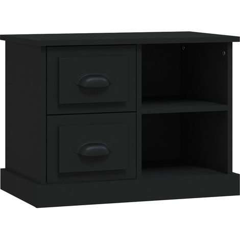 Maison Exclusive - Comodino Nero 60x35,5x45 cm