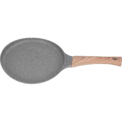 Bratpfanne mit Magnetboden, schneller Wärmeleitung, antihaftbeschichtet, aus Aluminiumlegierung, ideal für Pfannkuchen, Omeletts, Steaks und Hamburger. Durchmesser: 28 cm. (1/5)
