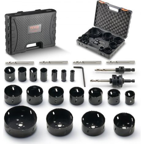 Scie Cloche Bi-métal Coffret de Scie Trépan avec 18PCS Lames de (1/5)
