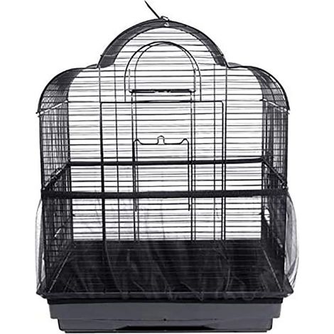 Housse de cage à oiseaux extensible en nylon, filet de protection pour cage à perroquets, accessoires pour cage à oiseaux (1/5)