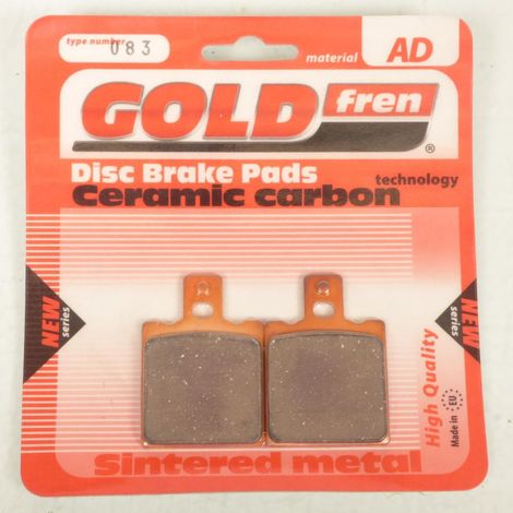 Plaquette de frein Gold Fren pour Moto Gilera 50 Rally 1987 AVG (1/3)