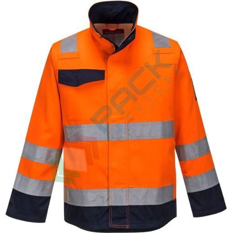 Giacca Modaflame arancione/marina Ris Colore: arancione/marina Taglia XXXL - Portwest