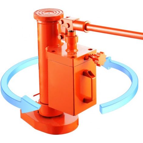 Hydraulischer Wagenheber, 5 t / 10 t Hebebühne, 25-230 mm Zehenhöhe, 370-570 mm Spitzenhöhe, 360° drehbarer Klauenwagenheber für Maschinen, Industrie (1/5)