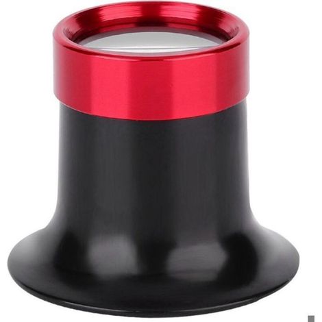 Loupe d'horloger, grossissement 10x avec oculaire en alliage d'aluminium (1/5)