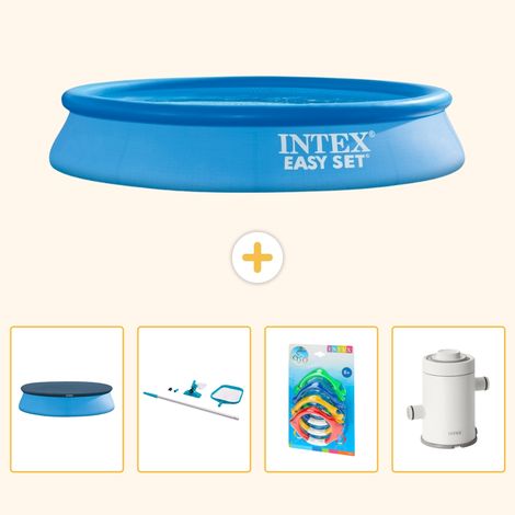 Intex Piscine Easy Set Ronde - 305x61 cm - 5-pièces S151 (1/5)