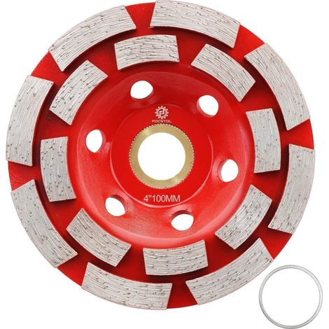 Schleiftopf Diamant 100mm 22,23mm Doppelreihe Beton 100mm doppelt (1/5)
