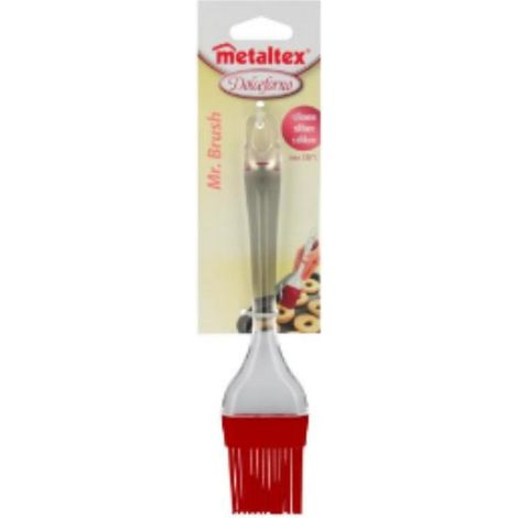 FPLUS pincel cocina silicona , Pincel silicona MR BRUSH
Ref. 252542000
Gama repostería DOLCEFORNO
Mango AS translúcido
Color rojo
Medidas: 22,5 cm
Packaging: cartón con colgador